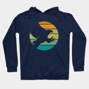 American Bald Eagle Retro Style Hoodie